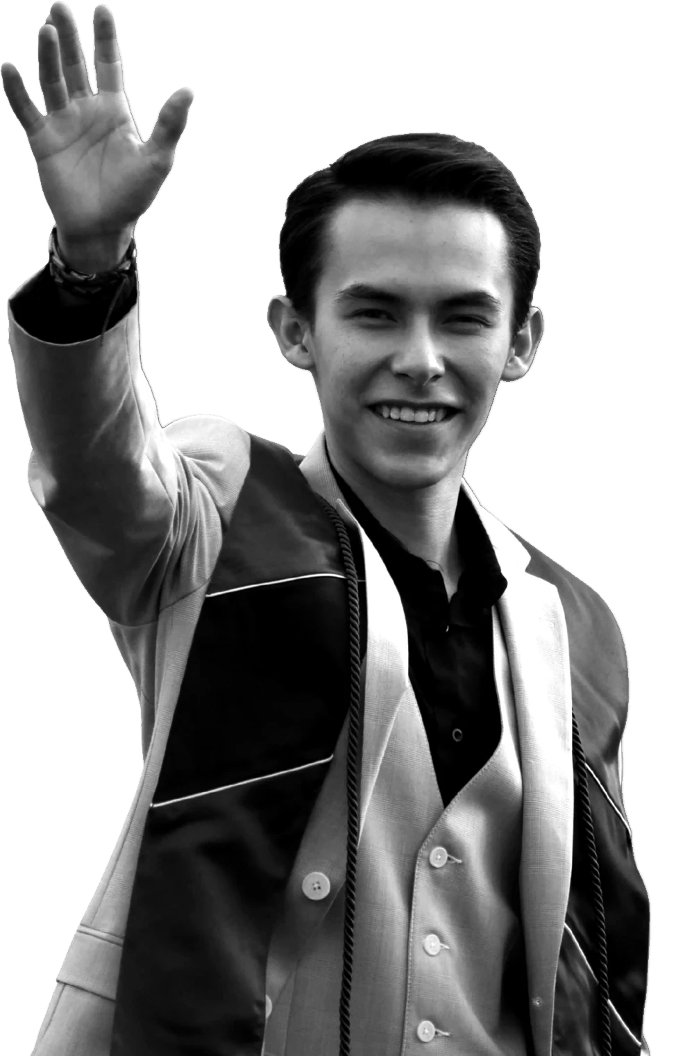 Brandon Oleynick waving